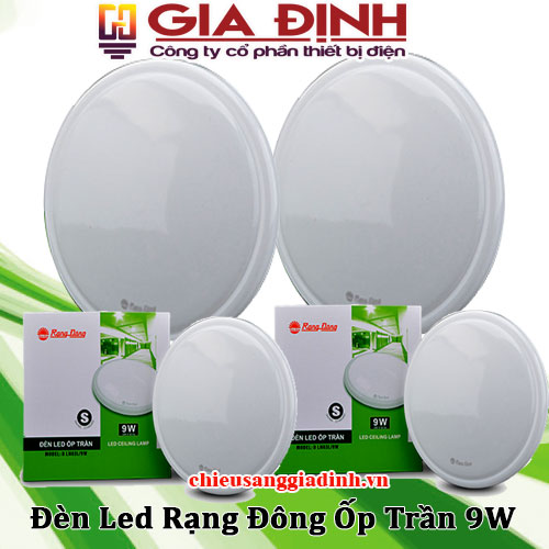 Đèn Led Rạng Đông Ốp Trần 9W