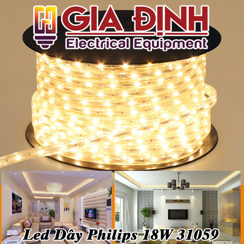 đèn led dây Philips 18W 31059