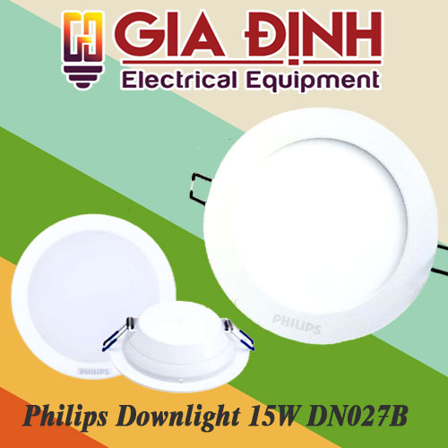 Đèn Led Philips Downlight 15W DN027B