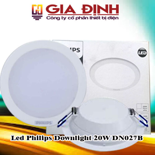 Đèn Led Philips Downlight 20W DN027B