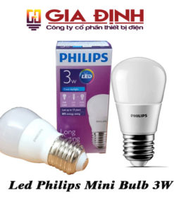 đèn Led Philips Mini Bulb 3W