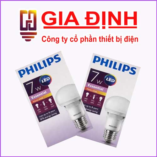 Đèn Led Philips Bulb 7W Essential